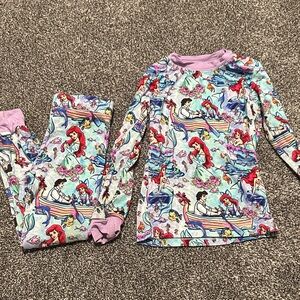 Disney Princess Ariel Kids Pajamas - Multicolor